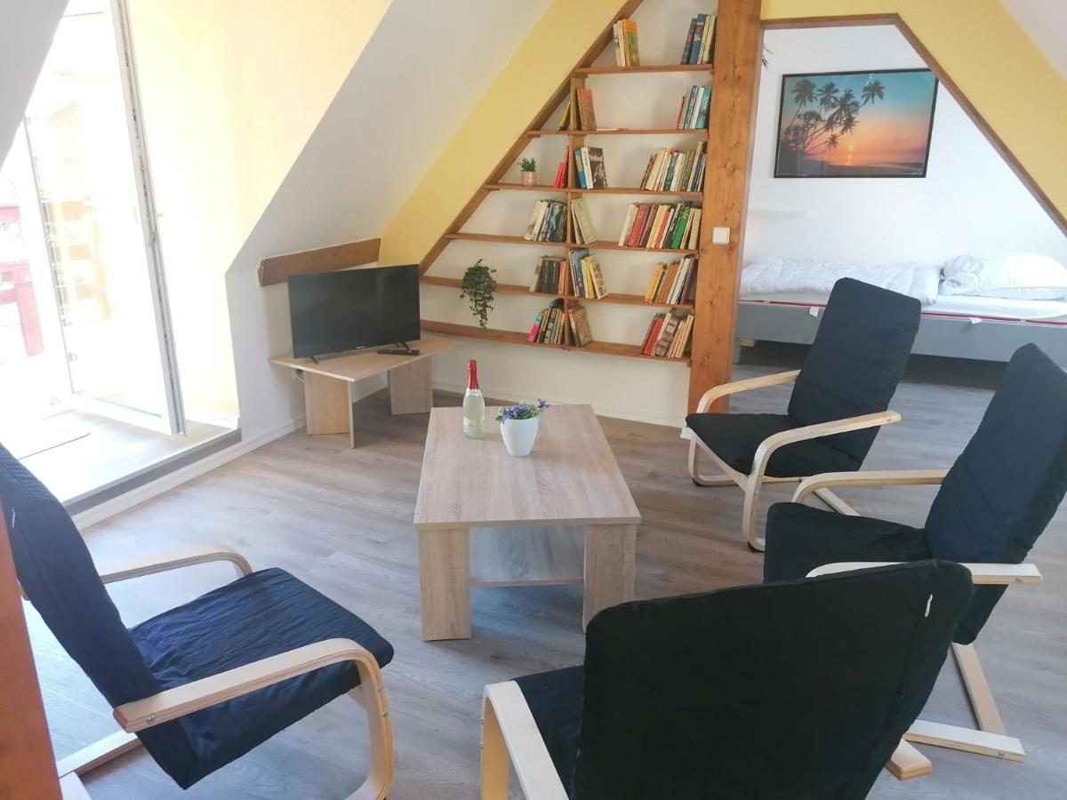Sonnendeck Mit Dachterrasse & Parkplatz By Abcwismar Apartment Ngoại thất bức ảnh